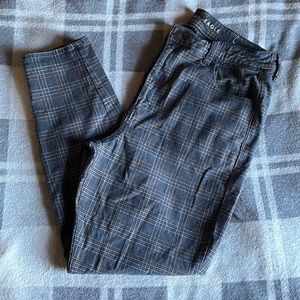 AE Super Hi Rise Jeggings Plaid 16 REGULAR